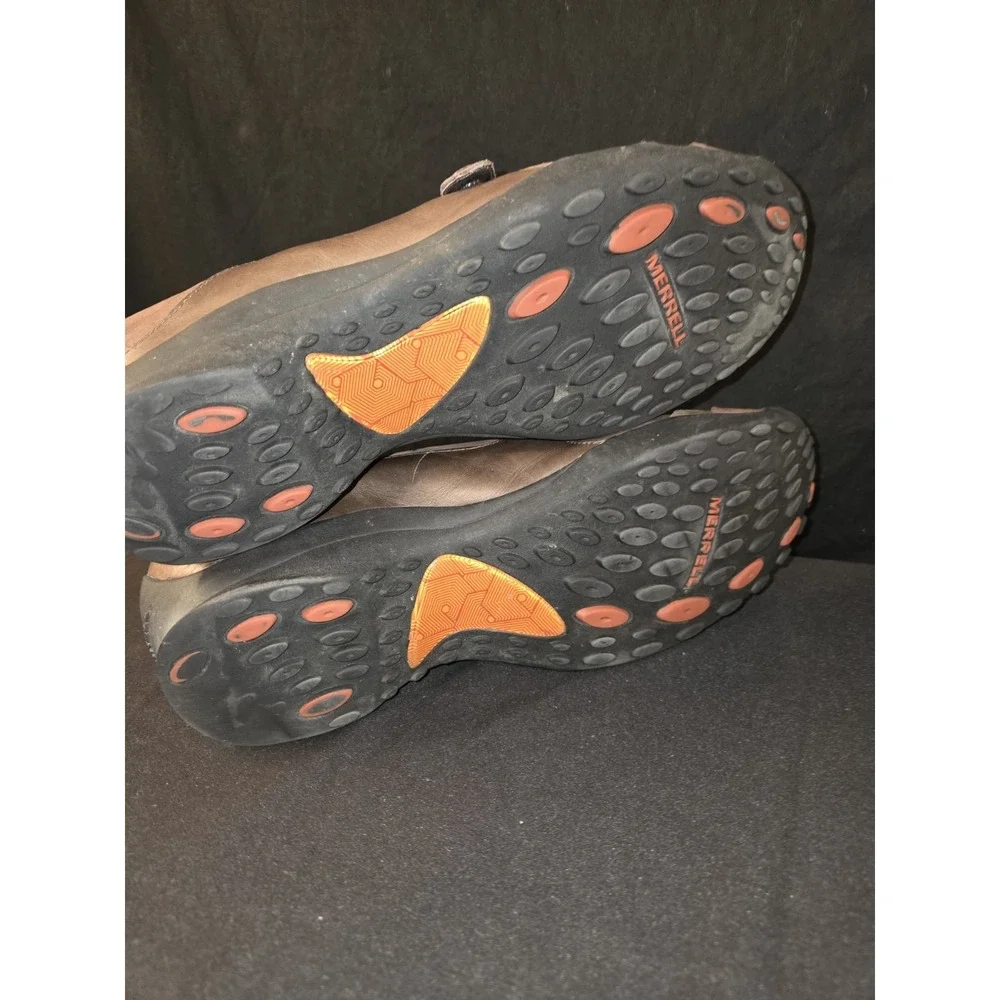 Merrell Eden MJ Mary Jane Multi Brown Ortholite Low Wedge‎ Shoes Women's Size 9